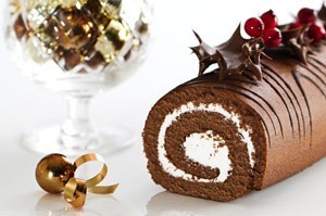 Bûche de Noël au chocolat